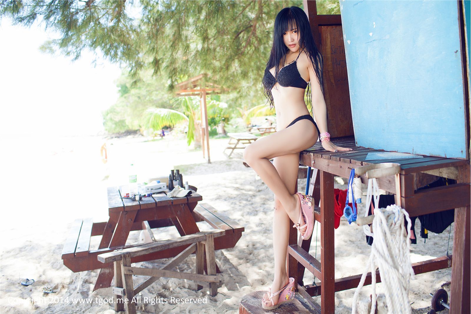 [TGOD推女神]2015.03.26 沙巴旅拍 杨上萱 第一弹